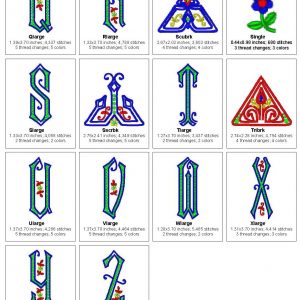 Alternative view of Detailed Alphabet