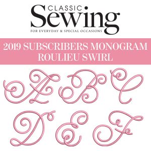 Roulieu Swirl Monogram Set