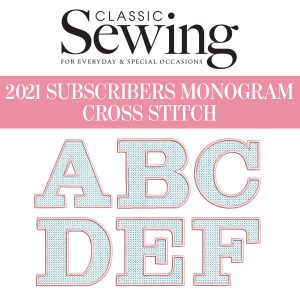 Cross Stitch Monogram Set