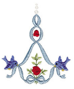 Birds, Lace & Rose