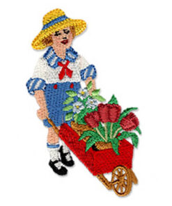 Spring Garden Floral Wheelbarrow