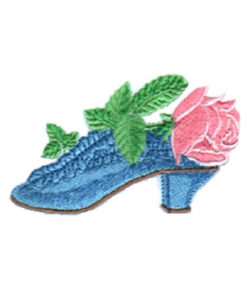 Victorian Shoe and Cross