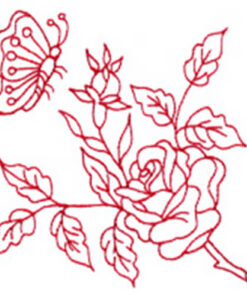 Rose with Butterfly and Horse & Colt