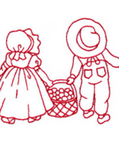 Girl & Boy and Bird VI