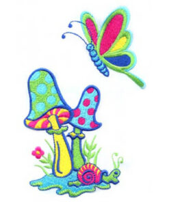 Mushrooms, Snails & Butterflies