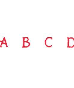 Small Plain Uppercase Alphabet