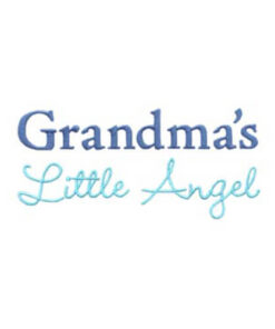 Angel Holding Infant and Grandma's Little Angel