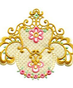 Wing Needle Floral Scroll