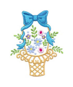 Flower Basket and Candy Canes