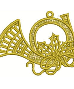 Freestanding Lace Christmas Ornaments 1 and 2