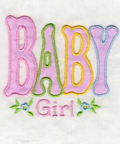 Applique Baby Girl and Baby Boy