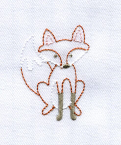 Baby Hedgehog, Fox, Owl and Chick with Mushroom