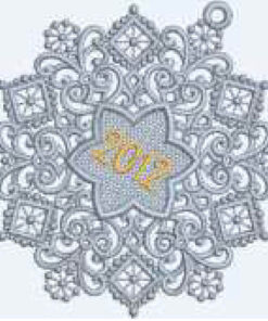 2012 Snowflakes and Poinsettia Arrangement