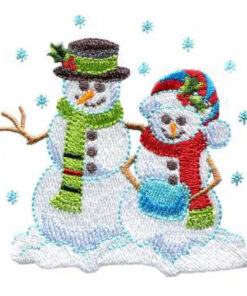 Mittens and Snowman & Snowwoman