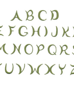 Floral Ribbon Alphabet & Letters