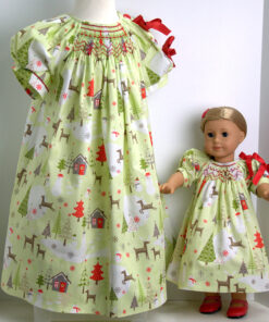 Connie Palmer Buttons & Bows Bishop Dress