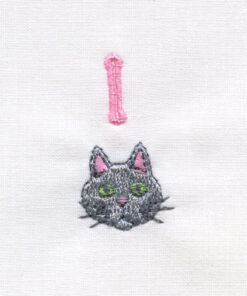 Embellished Buttonhole - cat