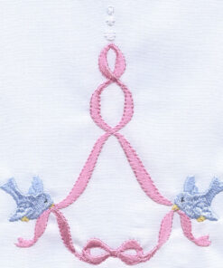 Springtime Designs - bluebirds and ribbon