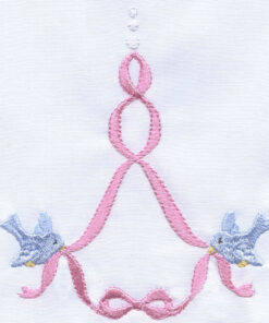 Springtime Designs - bluebirds and ribbon