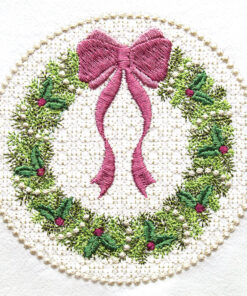 Evergreen Collection holiday machine embroidery Kathy Drew