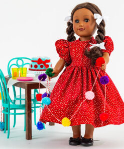 Dotty dress The Doll Club with Connie Palmer
