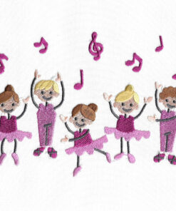 Dance Class dance embroideryFairy Dancer dance embroidery
