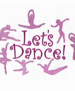 Let's Dance embroidery