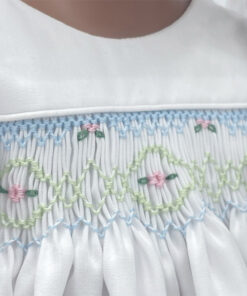 Smocked doll dress
