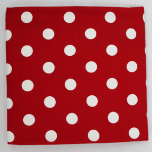 knit fabric polka dot