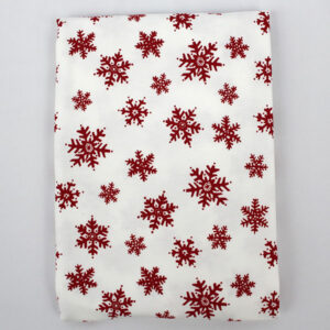 knit fabric snowflake