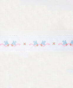 Bluebirds with Ribbon and Flower Horizontal Insertion combined