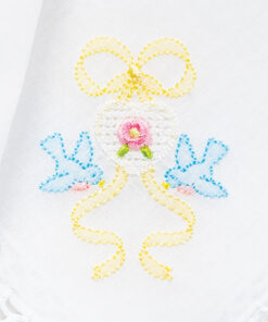 Bluebirds with Yellow Bow and Heart