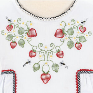 Strawberry Summer Yoke Design - Chloe Size 6-8