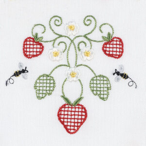 Alternative view of Strawberry Summer Yoke Design - Chloe Size 6-8