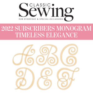 Timeless Elegance Monogram Set